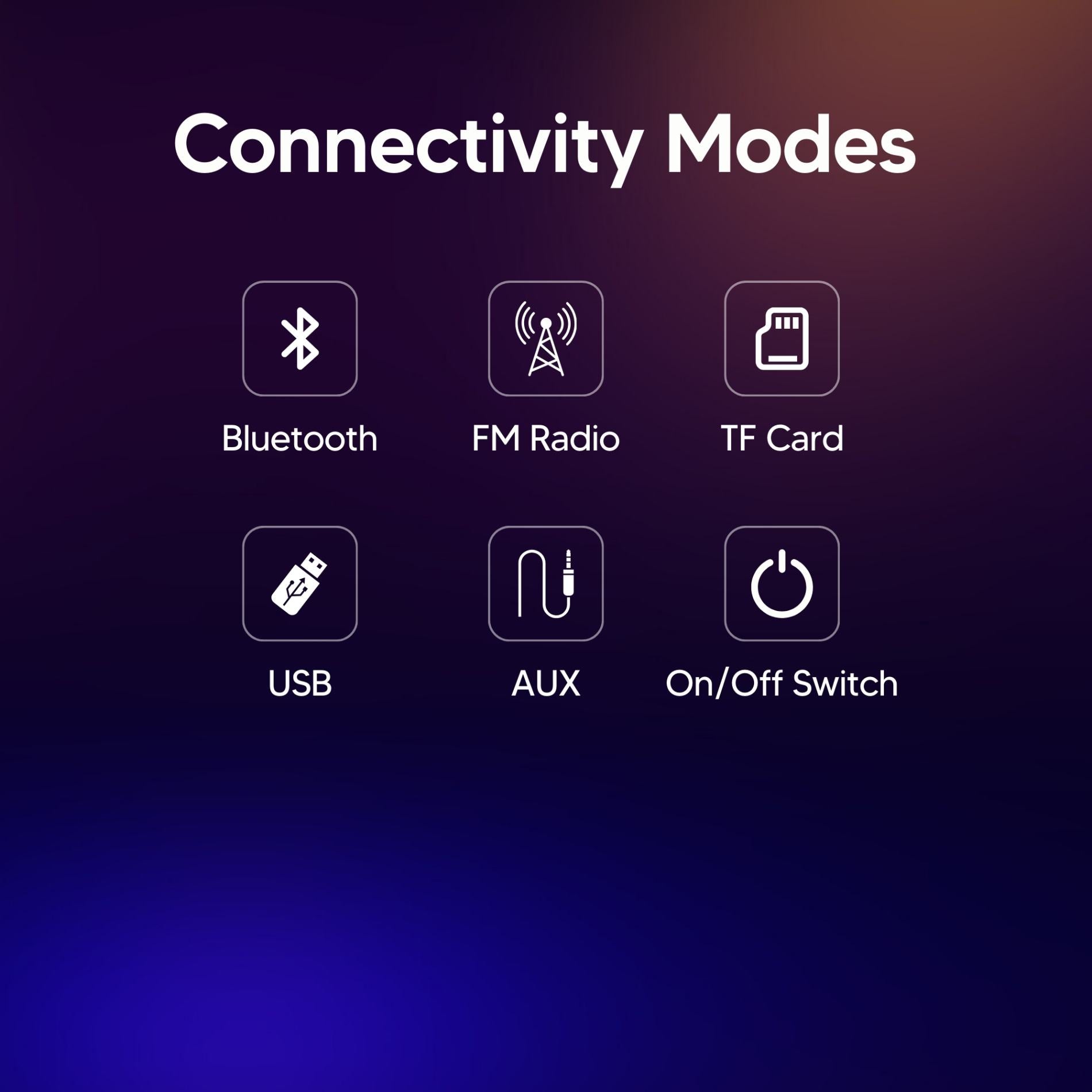 Stanza RGB 16W Wireless SoundBar with True RGB lights and Bluetooth 5.0